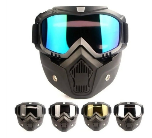 Máscara Careta Goggles Motocross Rzr Protector Gotcha, Etc.