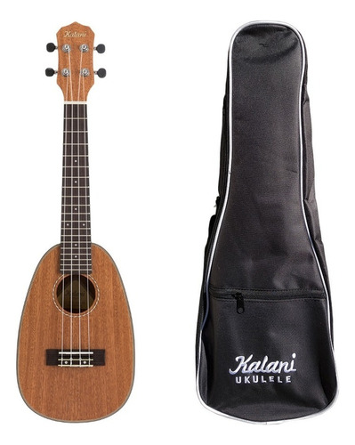 Ukulele Concert 24 Kayke Abacaxi Kal330 Cp C Capa Bag Kalani Cor Marrom