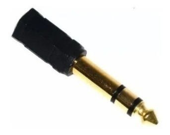 Adaptador Mini Plug 3.5mm Hembra A Plug 6.35mm Macho Stereo