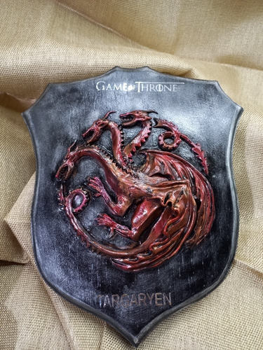 Imagen 4 de 5 de Escudo De Game Of Thrones Z8artes De Diferentes Dimensiones