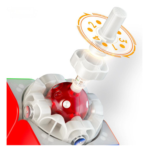 Cubo Mágico Magnético Profesional Qiyi M Pro Speed Cube 2x2x