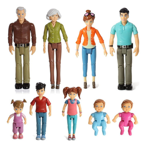 Sweet Lil Family, Set De 9 Figuras De Acci&oacute;n: Abuelo.