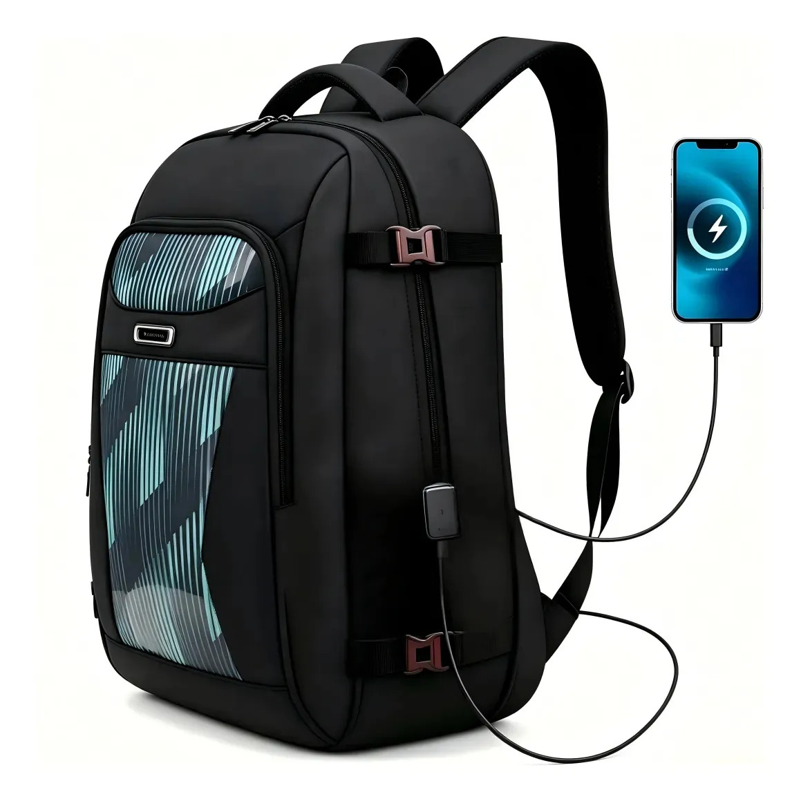 Mochila Viagem Executiva Grande Notebook Masculina Feminina M08432-2