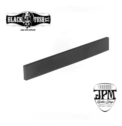 Blank Graphtech Ps 9125 Black Tusq Xl Acoustic Saddle Slab Frete