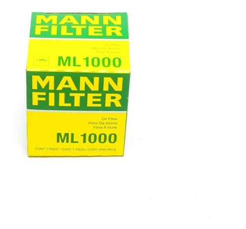 Filtro Aceite Astra 2006 2.0 Mann Ml1000