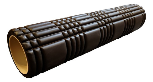 Rolo Rodillo Foam Roller Largo Estimulacion Muscular Masajes Color Negro