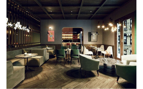 Imagen 1 de 10 de Diseño Arq Interior Render 3d Restaurante Local Café Posada