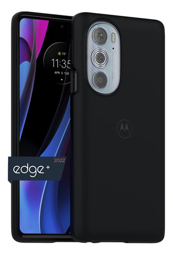 Funda Para Motorola Edge 30 Pro Silicona Negro