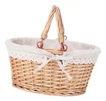 Comprar Canasta De Picnic Con Mango De Canasta De Mimbre Canasta De