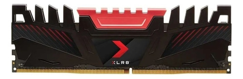 Memoria RAM XLR8 gamer color negro/rojo 8GB 1 PNY MD8GD43200XR