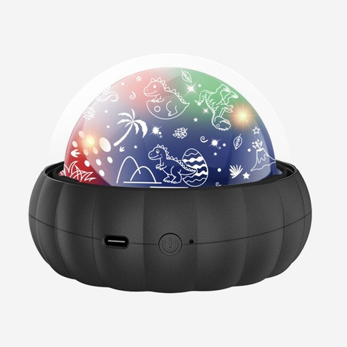 Luz Nocturna Led 3 En 1 Con Forma De Dinosaurio Y Unicornio