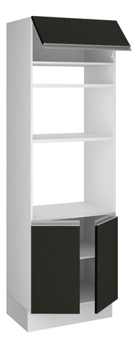 Gabinete Bajo Cocina Madesa G2375573GL color blanco/negro