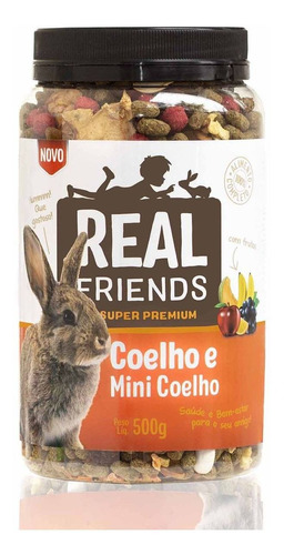 Realfriends Coelho Com Frutas - 500 G
