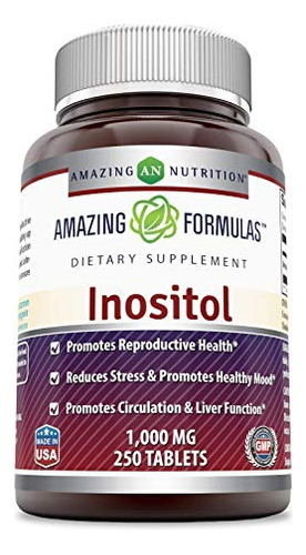 Inositol - 120 Tabletas De 1000mg -*envio Gratis*