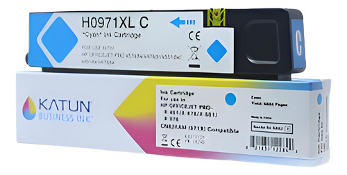 Cartucho Tinta Compatível Com Hp 971xl X476 X476 X451 Ciano