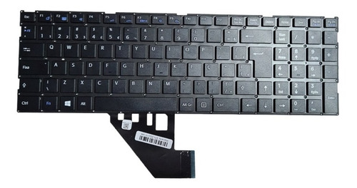 Teclado Compativel Notebook Vaio Fe15 Vjfe52f11x Preto Br