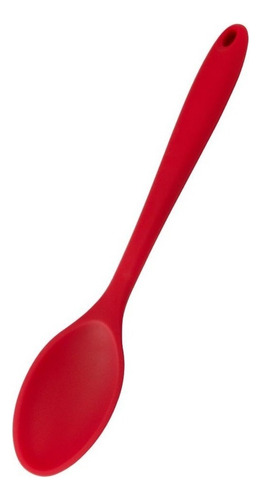 Colher Para Arroz Silicone Maciço Servir Cozinha Multiuso Cor Do Cabo Vermelho