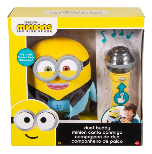 Minions Peluche Electrónico Canta Conmigo Color Amarillo