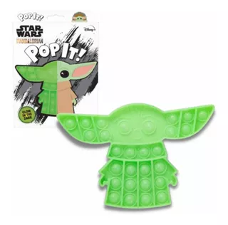 Pop It Star Wars The Mandalorian Grogu Glow In The Dark Yoda