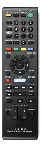 Control Remoto Sony Hometheater Blu Ray Universal Genérico