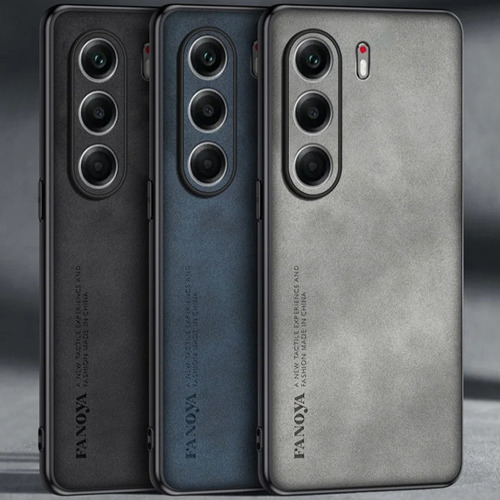 Funda Para Tecno Camon 40 Pro Piel De Oveja+mica