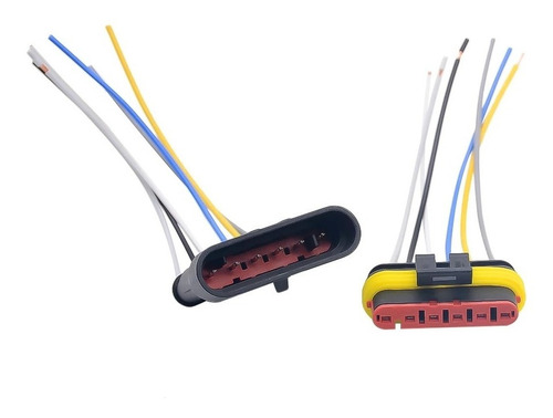 Conector Electrico De 6 Pines Impermeable Automotriz