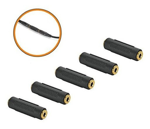 Acoplador Estereo De 3,5 Mm F / F - Conector Estereo De 3,