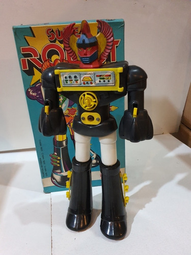 Super Robot Oklahoma De 35 Cms.de Altura Original Con Caja.