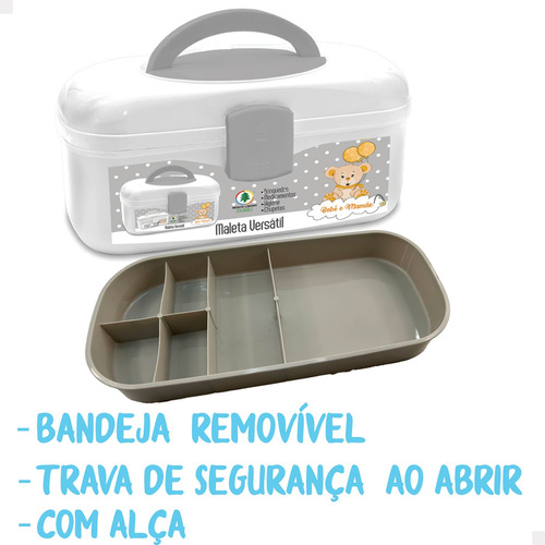 Maleta Versátil Com Divisórias Branco - Monte Líbano