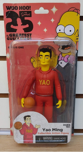 Figura Yao Ming Los Simpsons Woohoo 25 Aniversary Serie 1