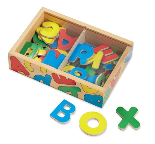 Melissa & Doug Imanes Madera De Letras