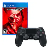 Comprar Mando Playstation 4 Dualshock Negro + Tekken 7