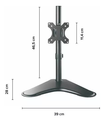 Soporte Brazo Monitor Pedestal Sencillo hasta 32 – Ergonomus CO