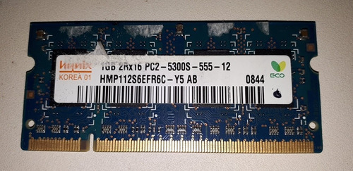 Memoria Sodimm Ddr2 667 - 1 Gb.