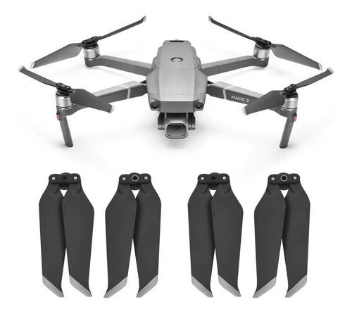 Imagen 1 de 7 de Hélices De Bajo Ruido Para Dji Mavic 2 Pro / Zoom 4 Piezas