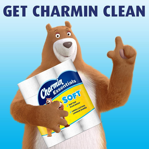 Papel Higiénico Charmin Essentials Soft, 30 Mega Rolls
