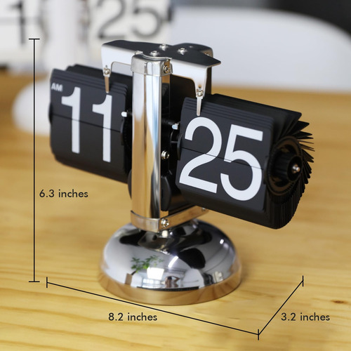 Reloj De Flip Scoage Reloj Mecánico De Diseño Retro De Diseñ