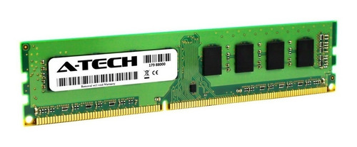 Imagen 1 de 1 de Memoria RAM color verde oscuro 8GB 1 A-Tech AT8G1D3D1600ND8N15V