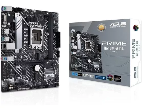 Tarjeta Madre Asus Prime H610m-a D4-csm 1700 Ddr4 Micro Atx