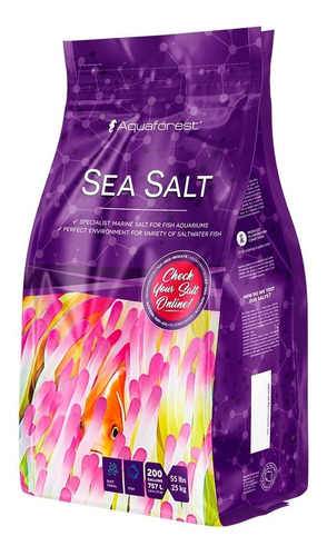 Sea Salt 25k Aquaforest Sal Marina Peces Marinos Acuario