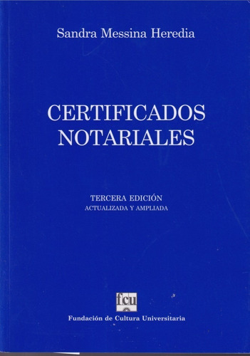 Certificados Notariales Sandra Messina Heredia 