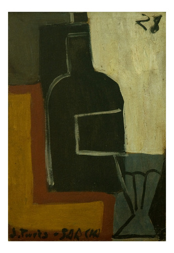 Joaquín Torres García - Pintura 1928 - Lámina 45x30 Cm.