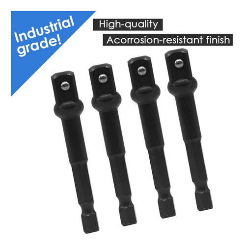 8-piece 3/8 Square Socket Impact Adapter Set With 1/4 Hex