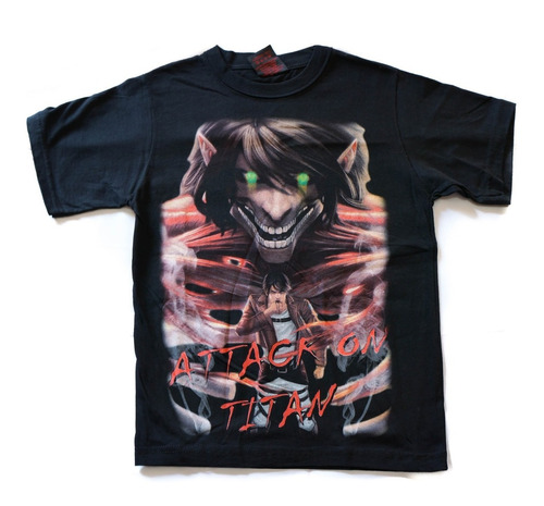 Remera Attack On Titan Shingeki No Kyojin Anime Unisex