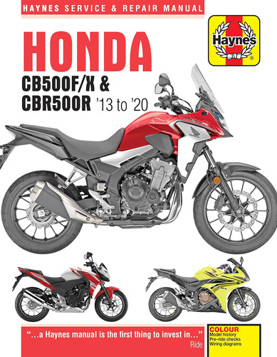 Libro: Honda & Cbr500r: 2013 To 2020 (haynes Servic