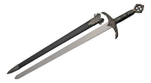 Espada Medieval Del Conde De Huntington En Acero, 84cms