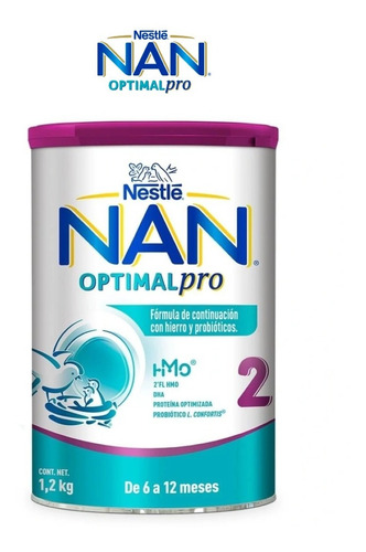 Nestle Nan Optimal Pro - 1,2 Kg - Etapa 2 (6 A 12 Meses)