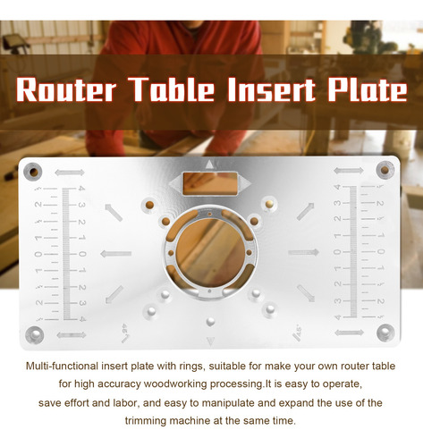 Placa De Inserción Multifuncional Para Mesa De Fresado