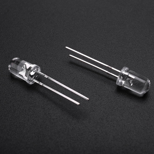 Crystally-300 Luces Led De Diodo Blanco Cálido De 5 Mm, 3 V,