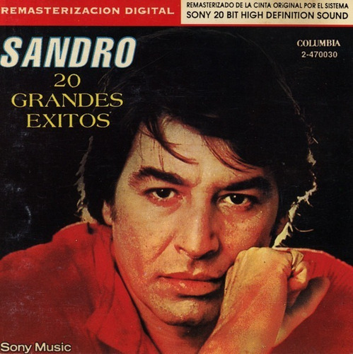 Cd Sandro - 20 Grandes Exitos Nuevo Y Sellado Jwl Obivinilos